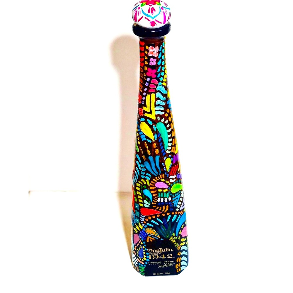 Original handpainted bottle